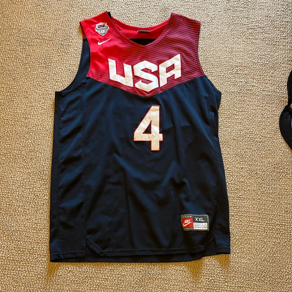 Steph Curry Nike Jersey from 2013 world championship games